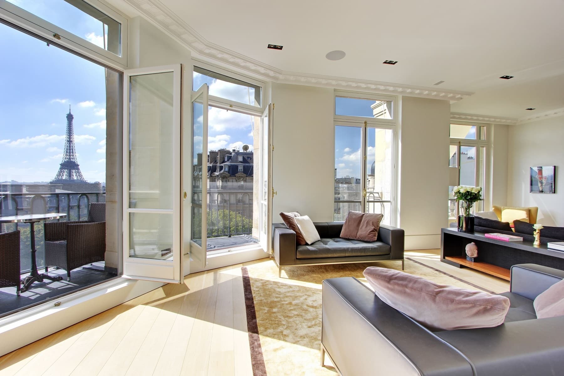 Appartement de luxe avec vue sur la Tour Eiffel
